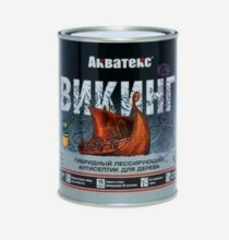 Защита антисептическое покрытие  0,75 л. АКВАТЕКС  ВИКИНГ Рогнеда (бесцветный)