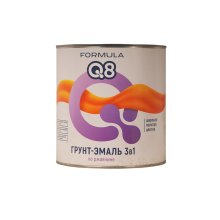 Грунт-эмаль по ржавчине 3в1 1,9 кг. голубая FORMULA Q8