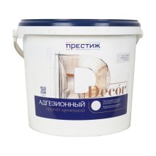 Грунт адгезионный 6 кг. кроющий белый ПРЕСТИЖ