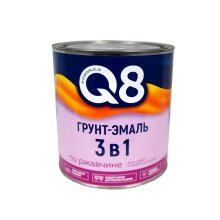 Грунт-эмаль по ржавчине 3в1  2,6 кг. желтая FORMULA Q8