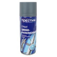 Грунт аэрозольный 520 мл. цинконаполненный серый Престиж