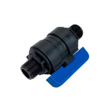 Кран шаровой ПНД компрессионный нр-нр разборный 3/4х3/4 Ду16  VALFEX