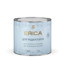 Эмаль акрил  1,8кг д/рад (белый) полуглянц ERICA