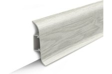 Плинтус 2,2м ИДЕАЛ КЛАССИК 3D 55 мм. окраш с мягким краем 230 (40 шт.) дуб айсберг