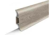 Плинтус 2,2м ИДЕАЛ КЛАССИК 3D 55 мм. окраш с мягким краем 415 (40 шт.) дуб палена