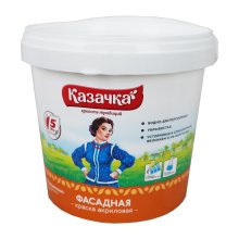 Краска водоэмульсионная фасадная 1,4 кг. ВД-АК КАЗАЧКА