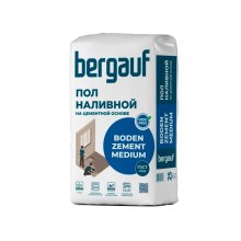 Наливной пол на цементной основе 20 кг. Bergauf Boden Zement Medium