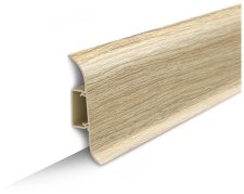 Плинтус 2,2м ИДЕАЛ КЛАССИК 3D 55 мм. окраш с мягким краем 262 (40 шт.) клен вермонт