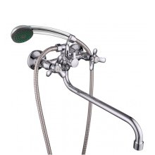 Смеситель для ванной 1730 латунный с переключателем для душа, круглый излив BBD-2013-35S-62р 1/2" Lucky Tap