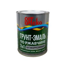 Грунт-эмаль по ржавчине 3в1 0,8 кг. зеленая ВИТЕКО