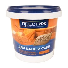 Лак акриловый для бань и саун 0,9 л. ПРЕСТИЖ
