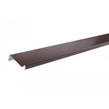Планка примыкания Шинглас Polyester коричневая RAL 8017 (2000x100 мм.)