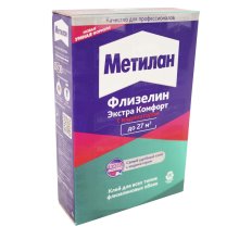 Клей обойный 0,5 кг. Флизелин Экстра Комфорт с индикатором  МЕТИЛАН