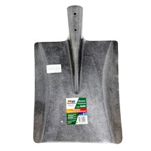 Лопата совковая рельсовая сталь углубленная прямоугольная серая S-1 MAWIPRO