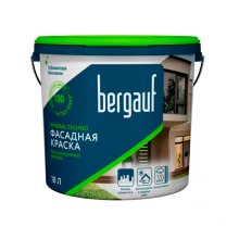Краска водоэмульсионная фасадная 18л  Bergauf Mineral Techno база А лето-зима
