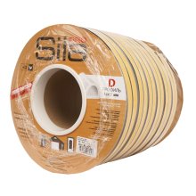 Уплотнитель D40 Sila Home 40мх14 мм.х12 мм. (черный)
