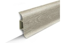 Плинтус 2,2м ИДЕАЛ КЛАССИК 3D 55 мм. окраш с мягким краем 229 (40 шт.) дуб латте