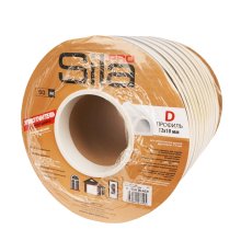 Уплотнитель D50 Sila Home 50мх10 мм.х12 мм. (черный)