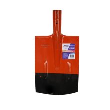 Лопата штыковая рельсовая сталь прямоугольная оранжево-черная К-23 MAWIPRO