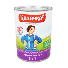 Грунт-эмаль по ржавчине 3в1 1,9 кг. синяя  КАЗАЧКА