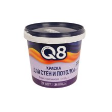 Краска водная интерьерная  1,4 кг.  белоснежная FORMULA Q8