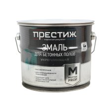 Эмаль акриловая 4 кг. для бетонного пола серая ПРЕСТИЖ