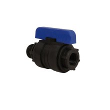 Кран шаровой ПНД компрессионный нр-вн разборный 1х3/4 Ду20  VALFEX