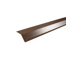 Планка карнизная Шинглас Polyester коричневая RAL 8017 (2000x100 мм.)