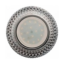 Светильник потолочный встраиваемый GX53 DECOR T прозрачный/хром Спутник