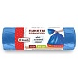 Мешки для мусора 120л Komfi/30 35мкм 10 шт. в рулоне голубые (ПВД)
