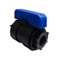 Кран шаровой ПНД компрессионный вр-вн разборный 3/4&quot;х3/4&quot; Ду16  VALFEX