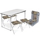 Набор стол+ 4 стула складные (1020x500х445 мм.) НИКА металлик-хант