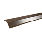 Планка карнизная  Шинглас Polyester коричневая RAL 8017 (2000x100 мм.)