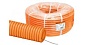 Труба гофрированная ПНД d 20 с зондом (100 м) легкая оранжевая TDM